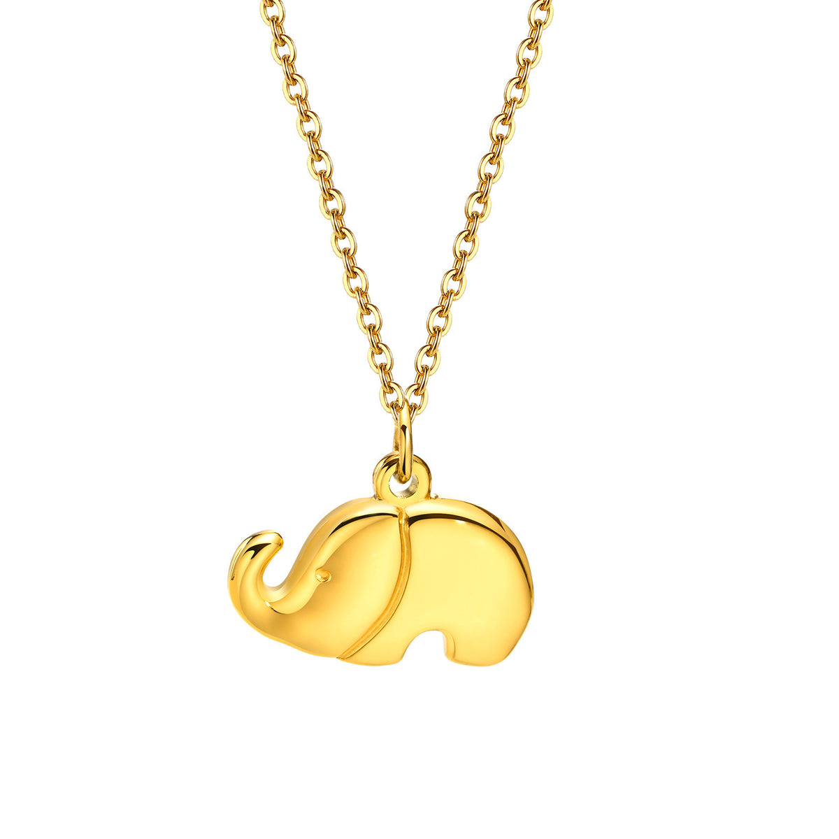 Simple Light Luxury Baby Stainless Steel Necklace Unisex