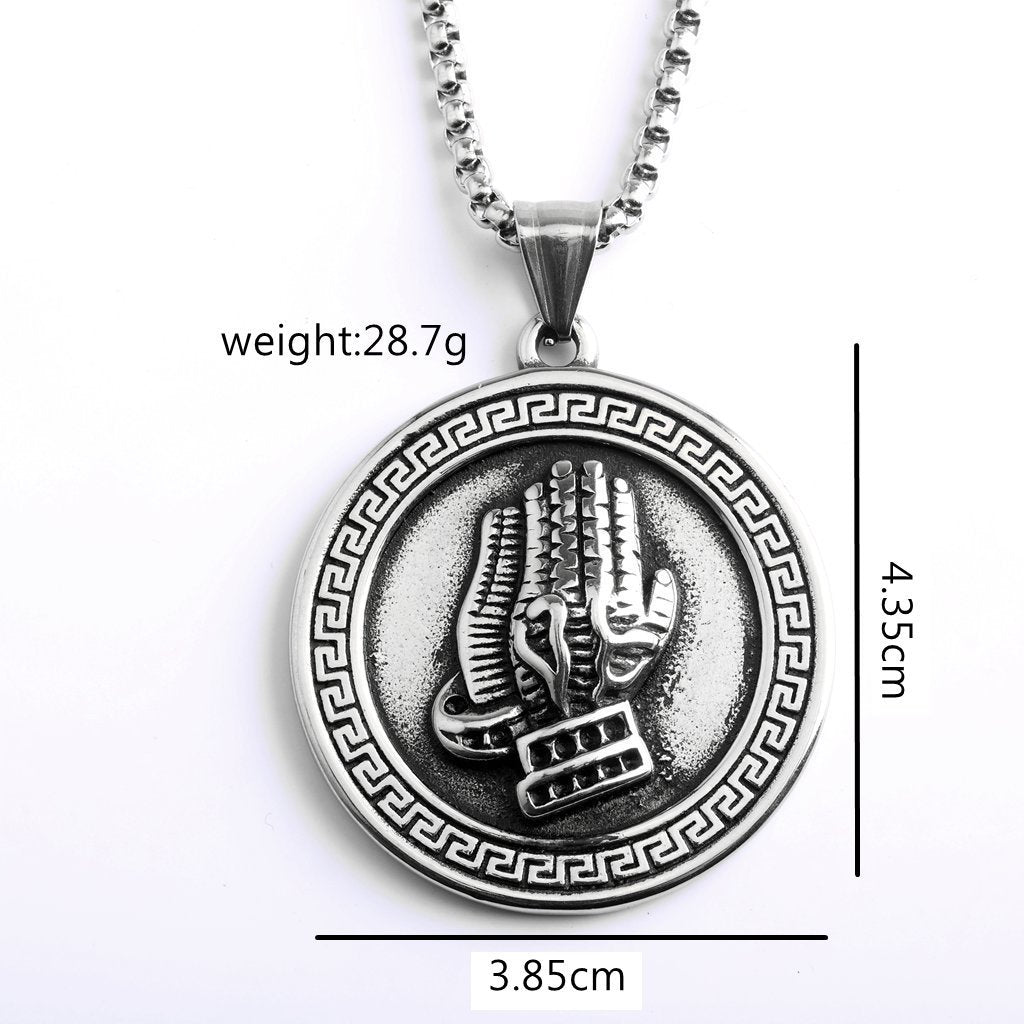 Punk Vintage Stainless Steel Men's Pendant Necklace