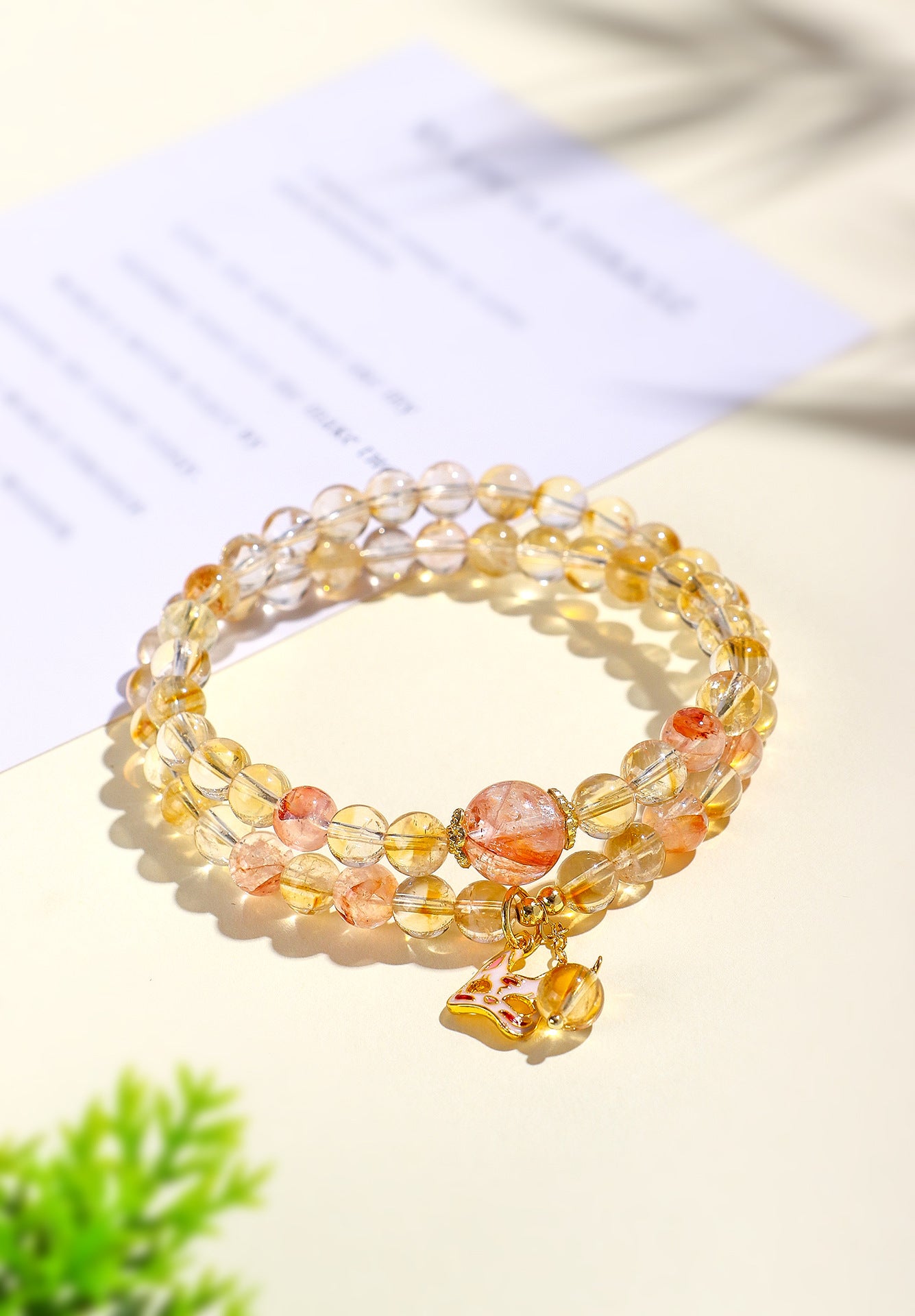 Planderful Fortune's Favor Bracelet – Elegant Crystal Beaded Design