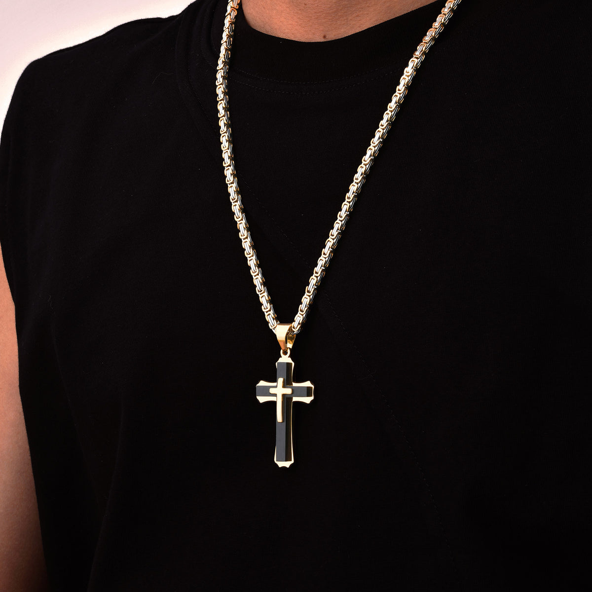 Layered Cross Jewelry — Necklaces & Bracelets