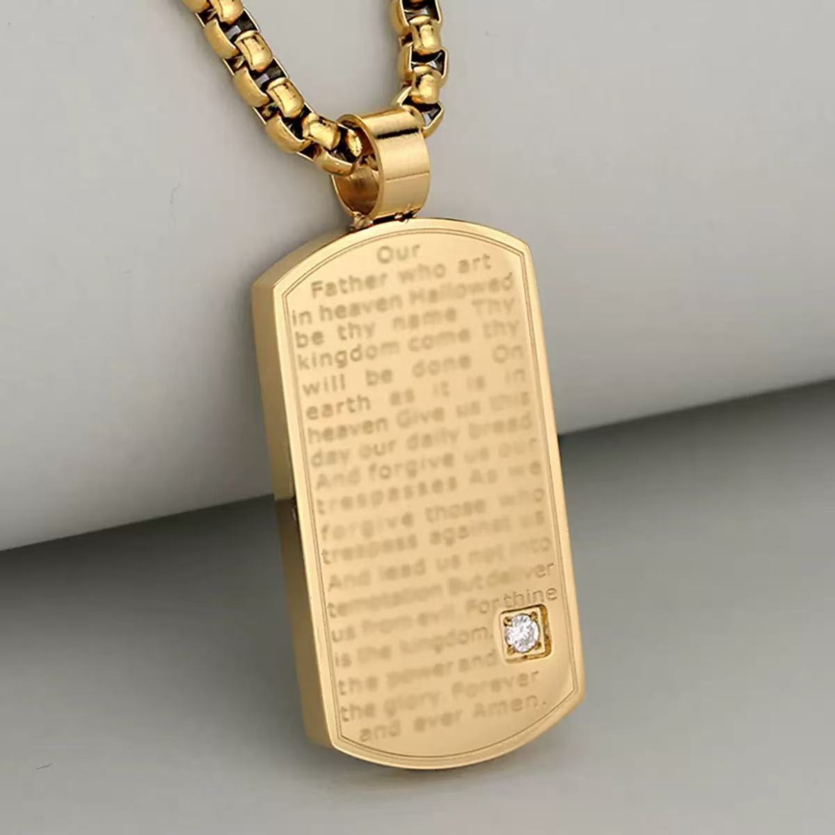 Punk Sale Stainless Steel Men's Pendant Necklace