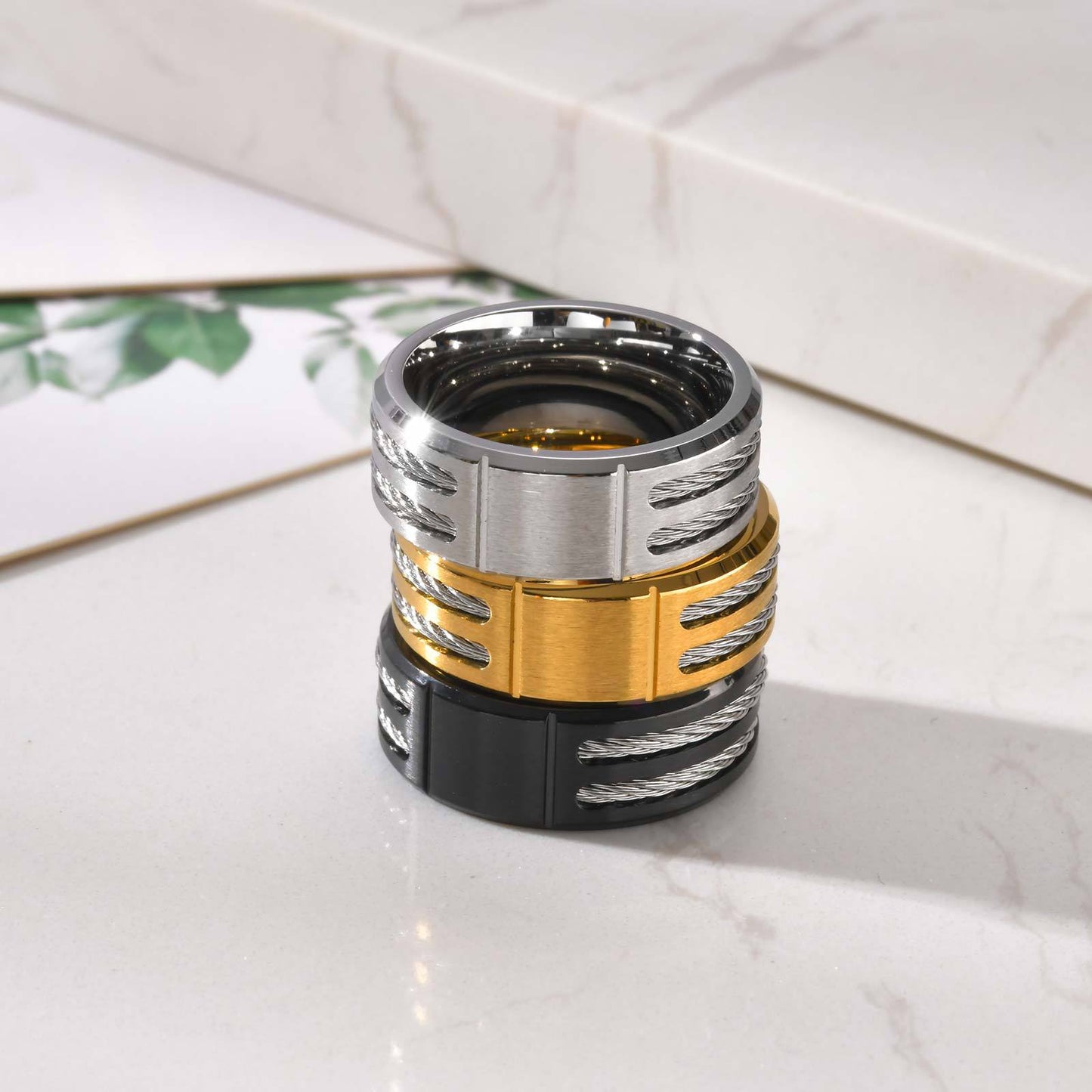 9mm Stainless Steel Ring For Men Everyday Genie Jewelry