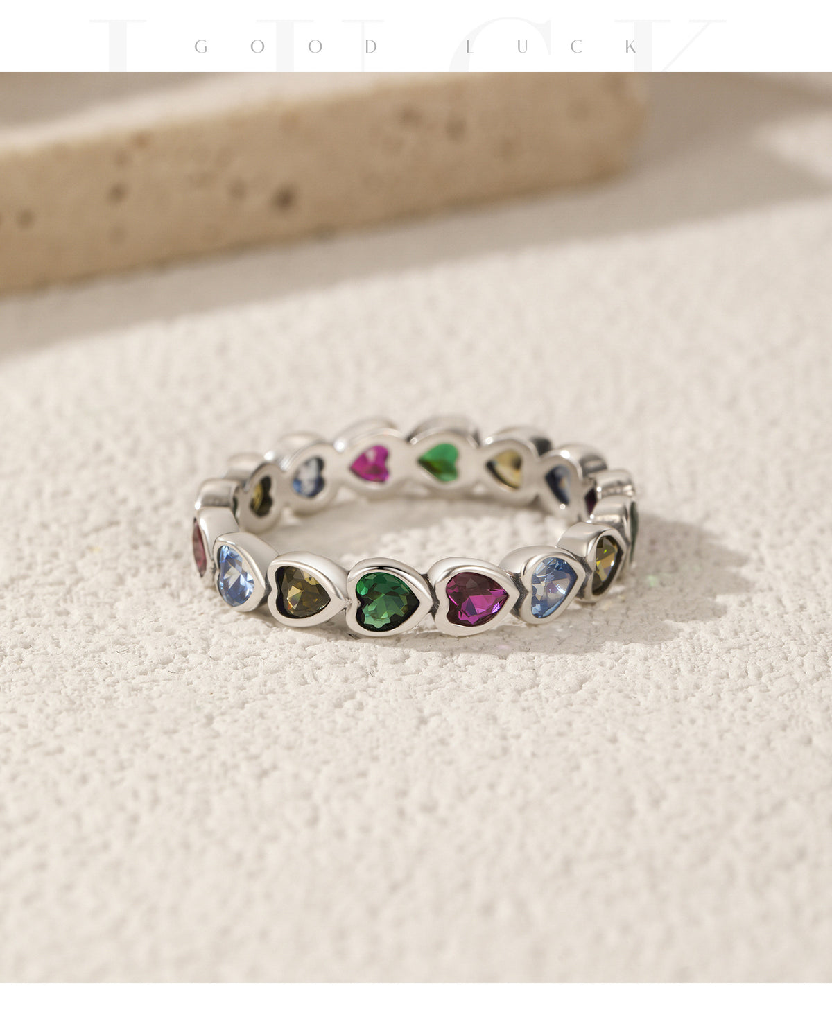925 Sterling Silver Vintage Heart Ring