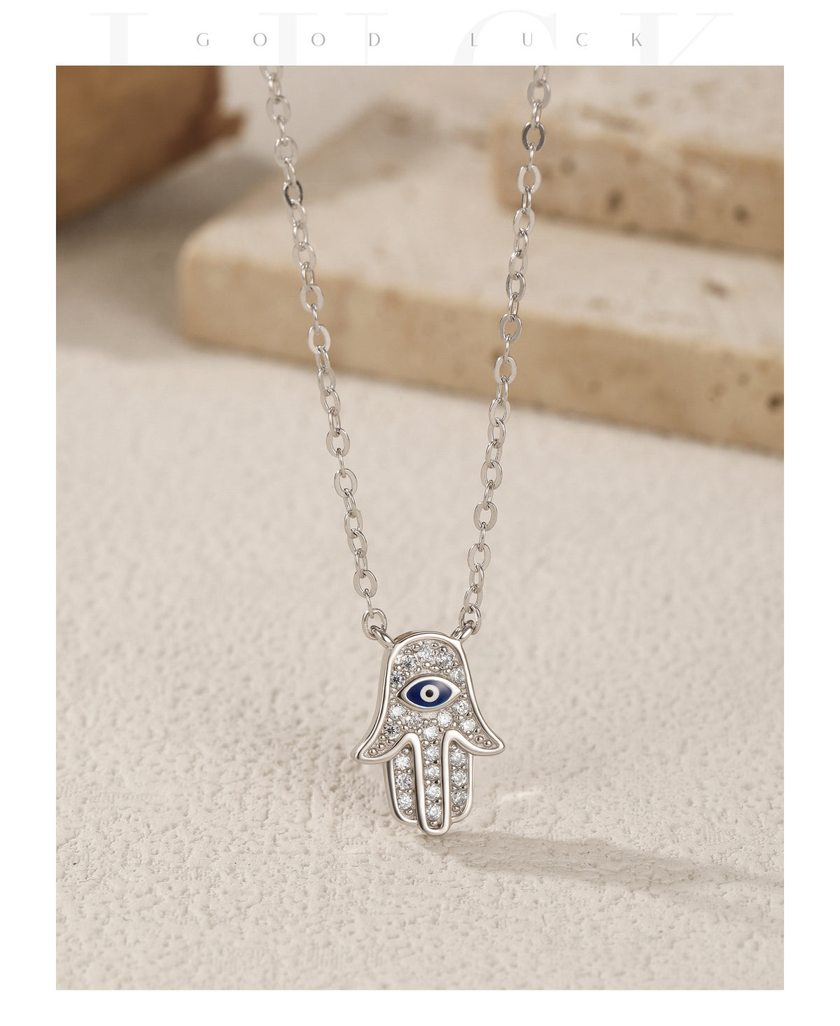 925 Sterling Silver Geometric Necklace