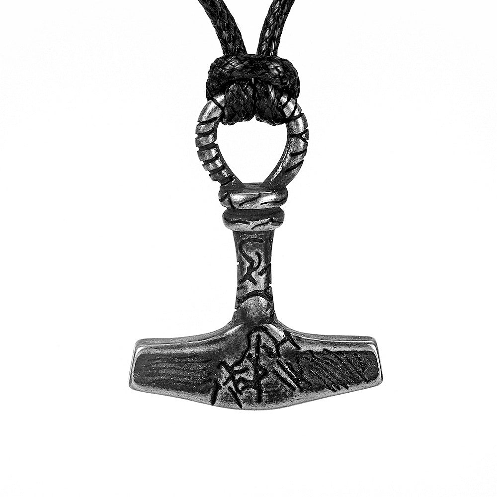 Hip-Hop European And American Neckwear Viking Pendant Necklace