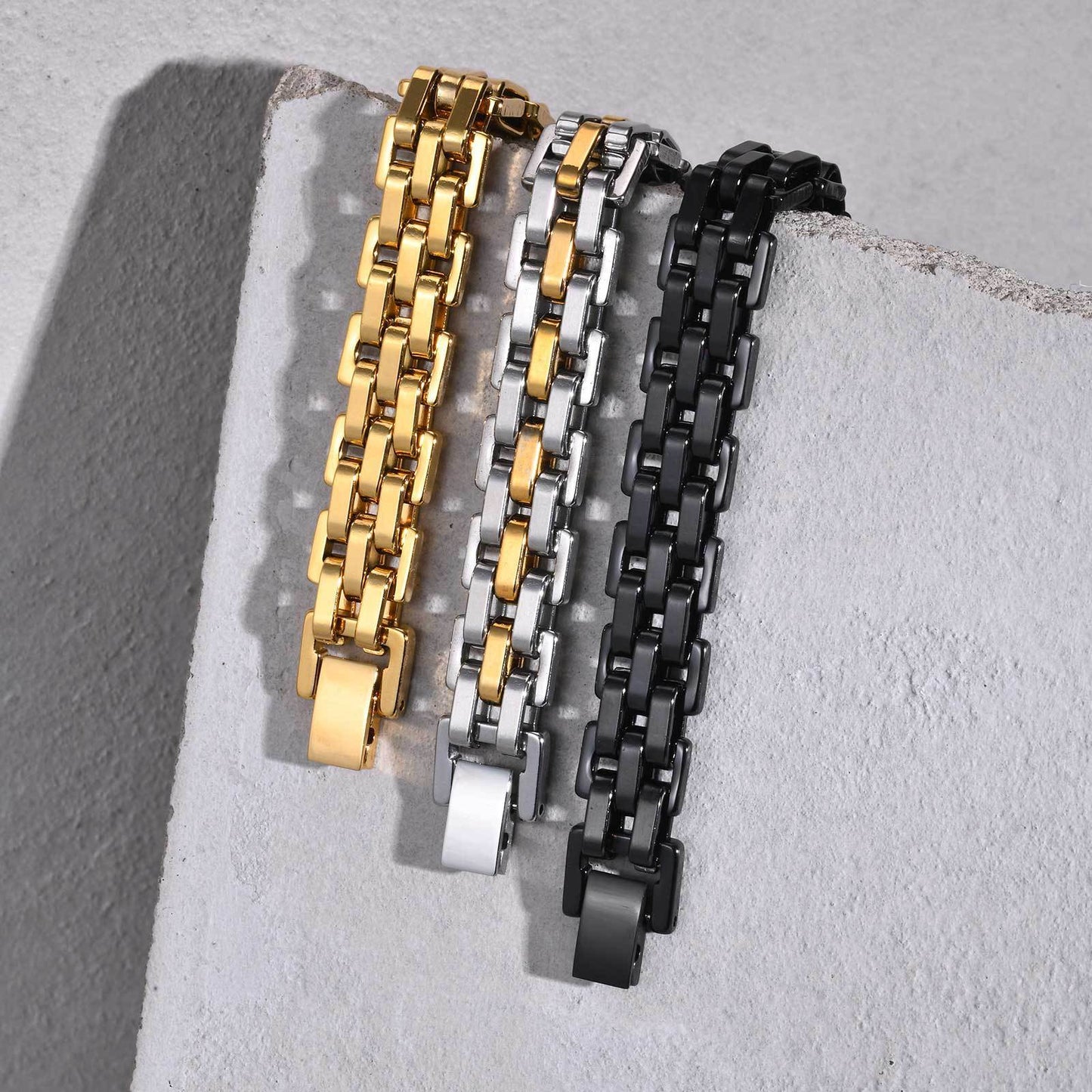 Planderful Mens Stainless Steel Bracelet Exquisite Everyday