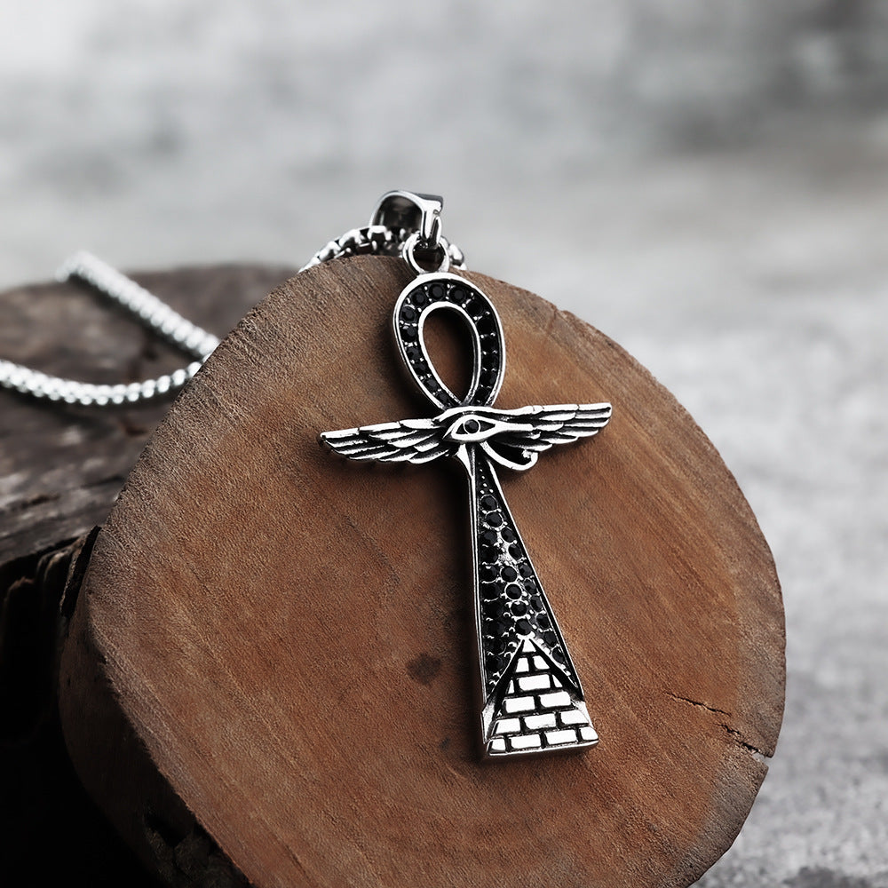 Cross European-American Men's Pendant Necklace