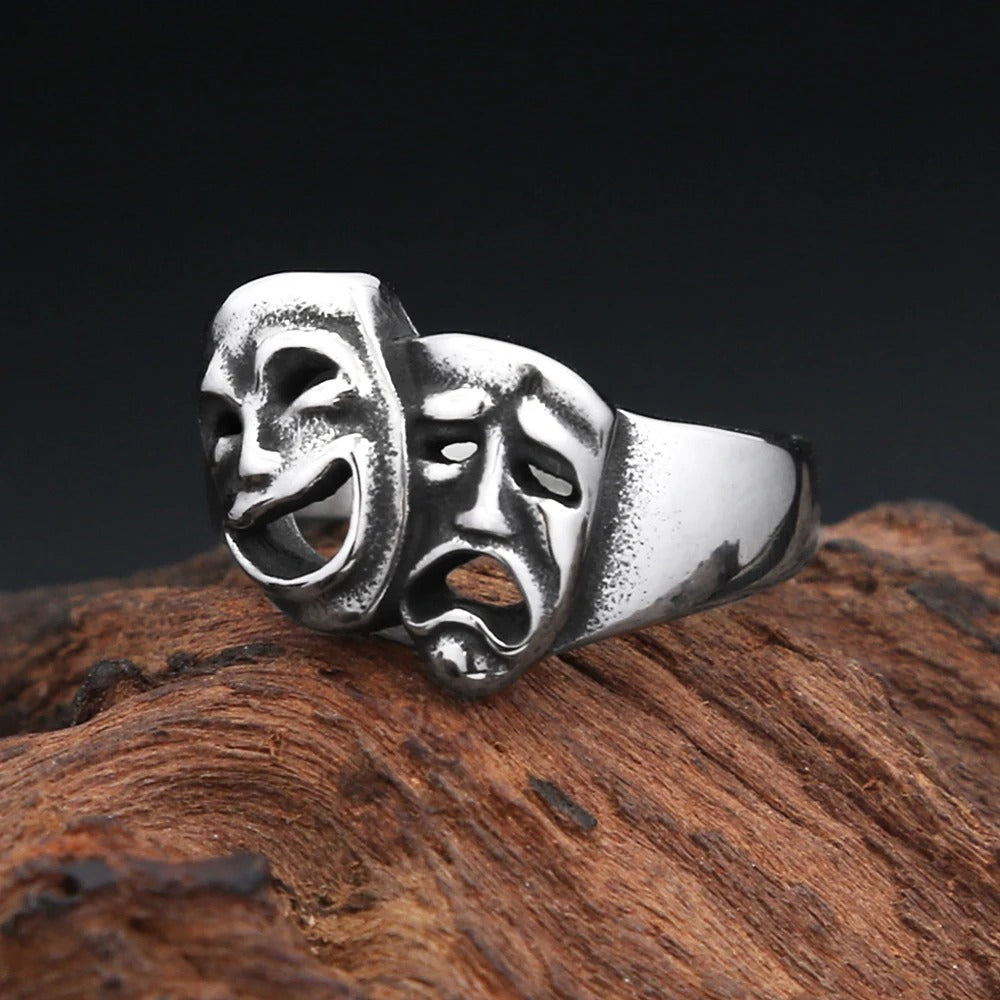 Punk Mask Men's Ring