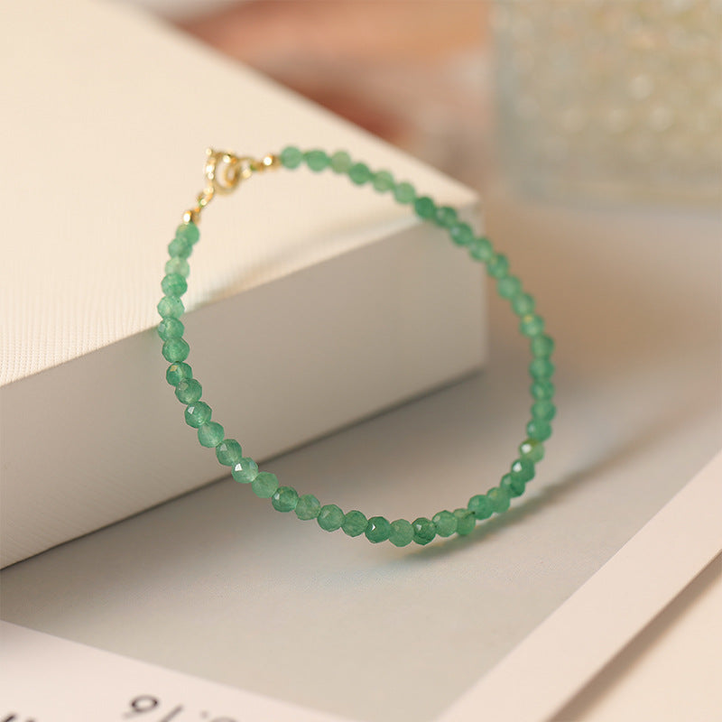 3 mm Faceted Aventurine Bracelet