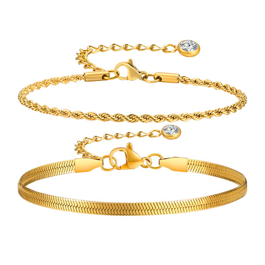 Braided Stainless Steel Bracelet
