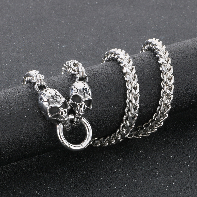 Planderful Collection Snake Necklace For Men Retro Punk