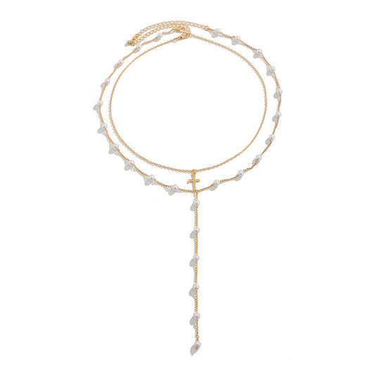 Planderful Vienna Verve Necklace – Elegant Retro Geometric Design