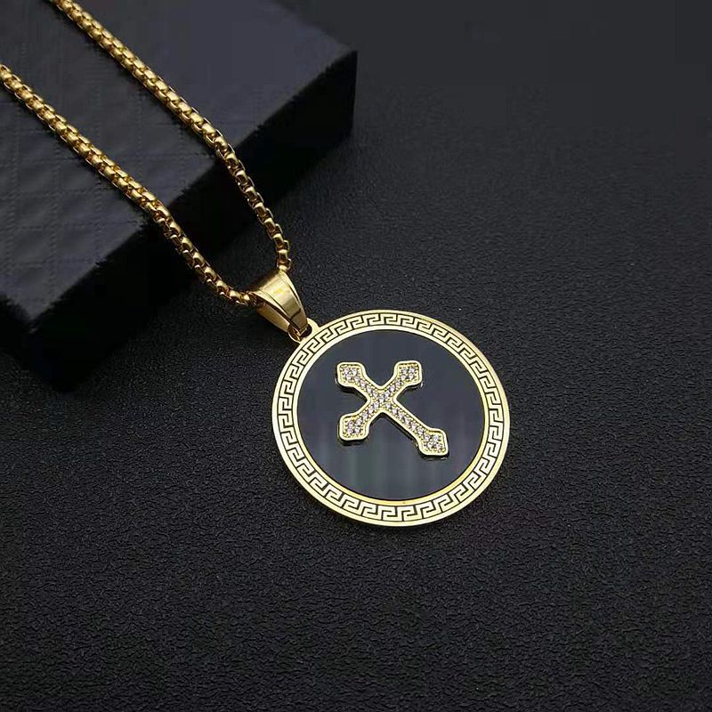 Steel Necklace – Minimalist Hip Hop Pendant