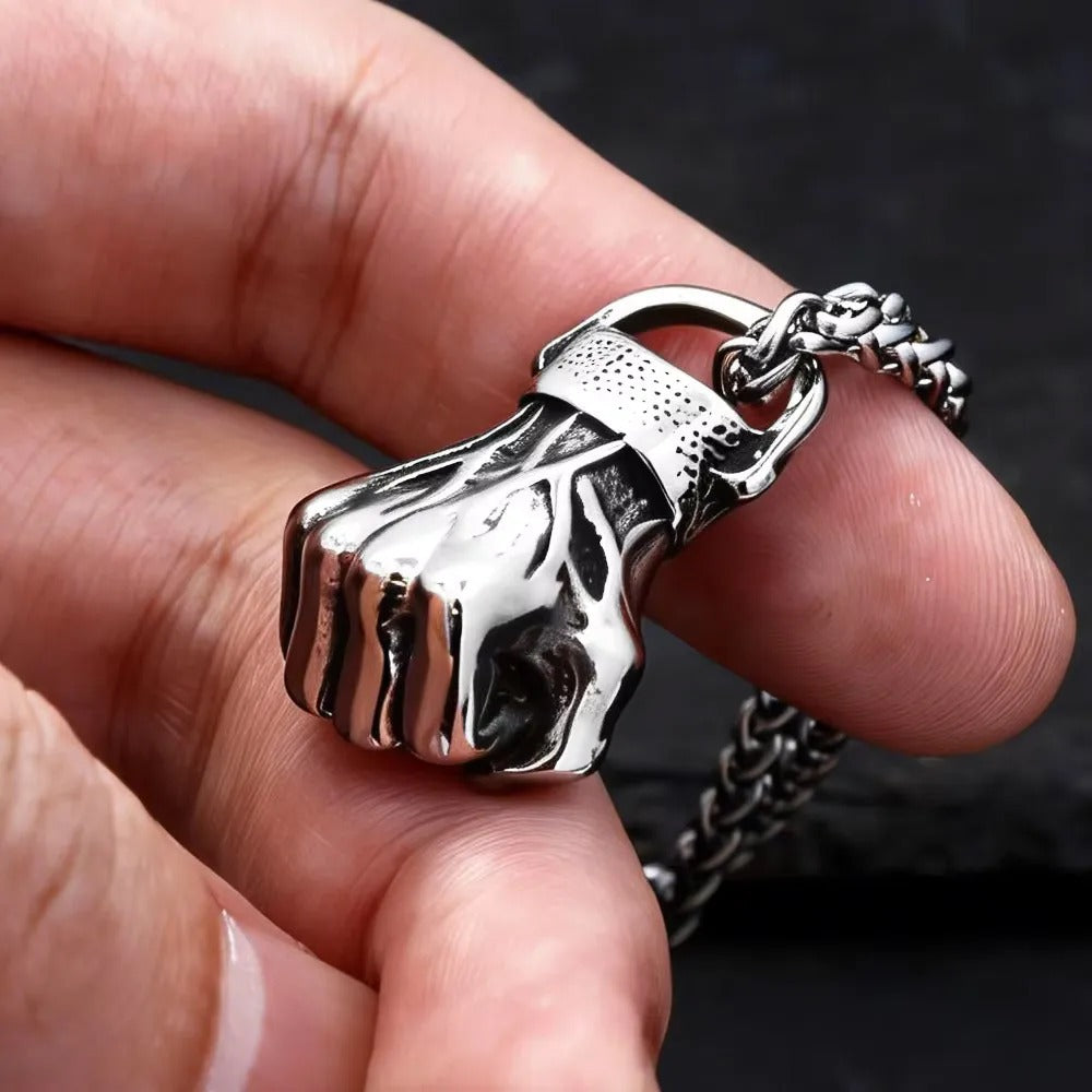 Punk Viking Stainless Steel Pendant Necklace