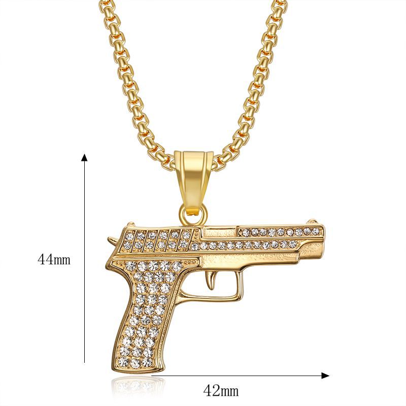 Zircon Necklace - Statement Hip Hop Pendant