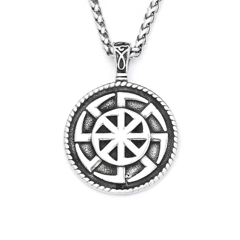 Viking Sun Pendant Necklace