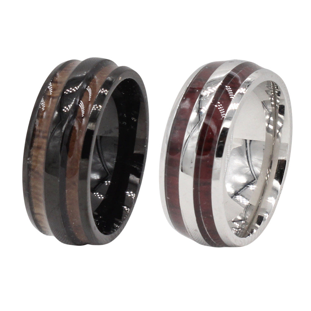 Planderful Jewelry Men's Titanium Steel Ring, Everyday Genie Collection, Sleek Minimalist Band