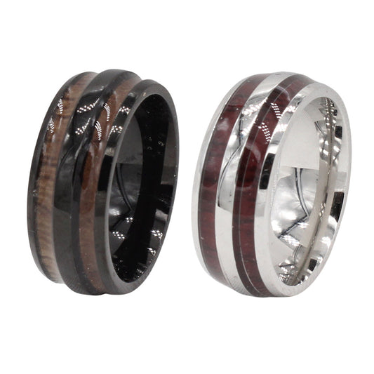 Planderful Jewelry Men's Titanium Steel Ring, Everyday Genie Collection, Sleek Minimalist Band