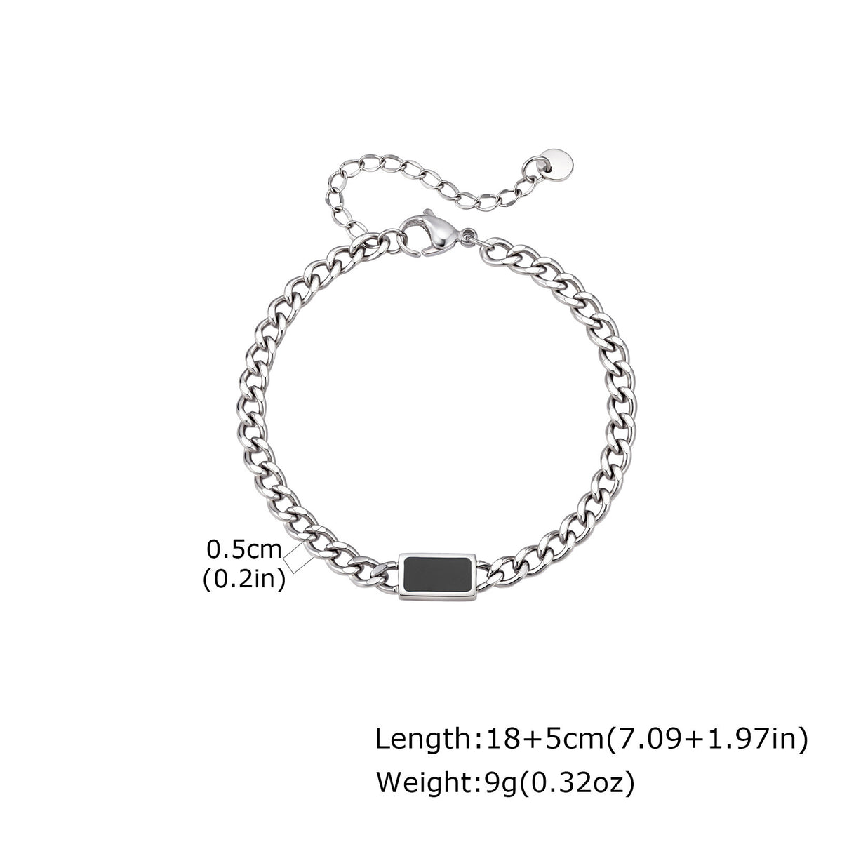 Turquoise Stainless Steel Bracelet