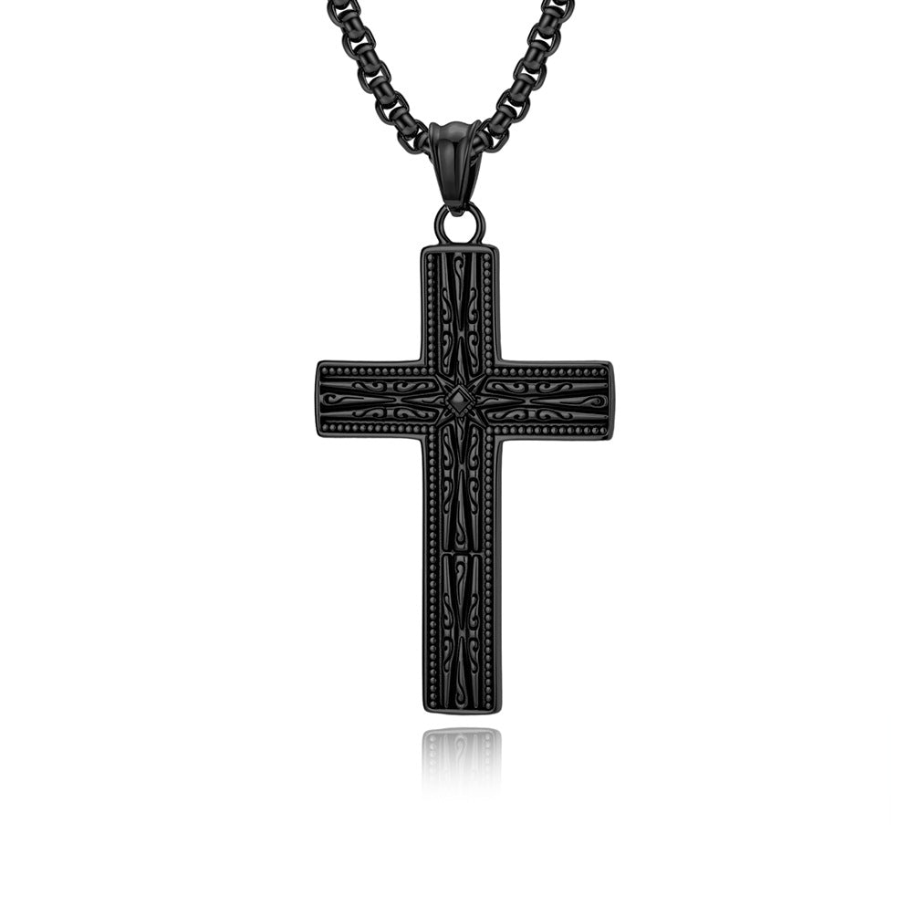 Stainless Steel Cross Gothic Vintage Punk Necklace