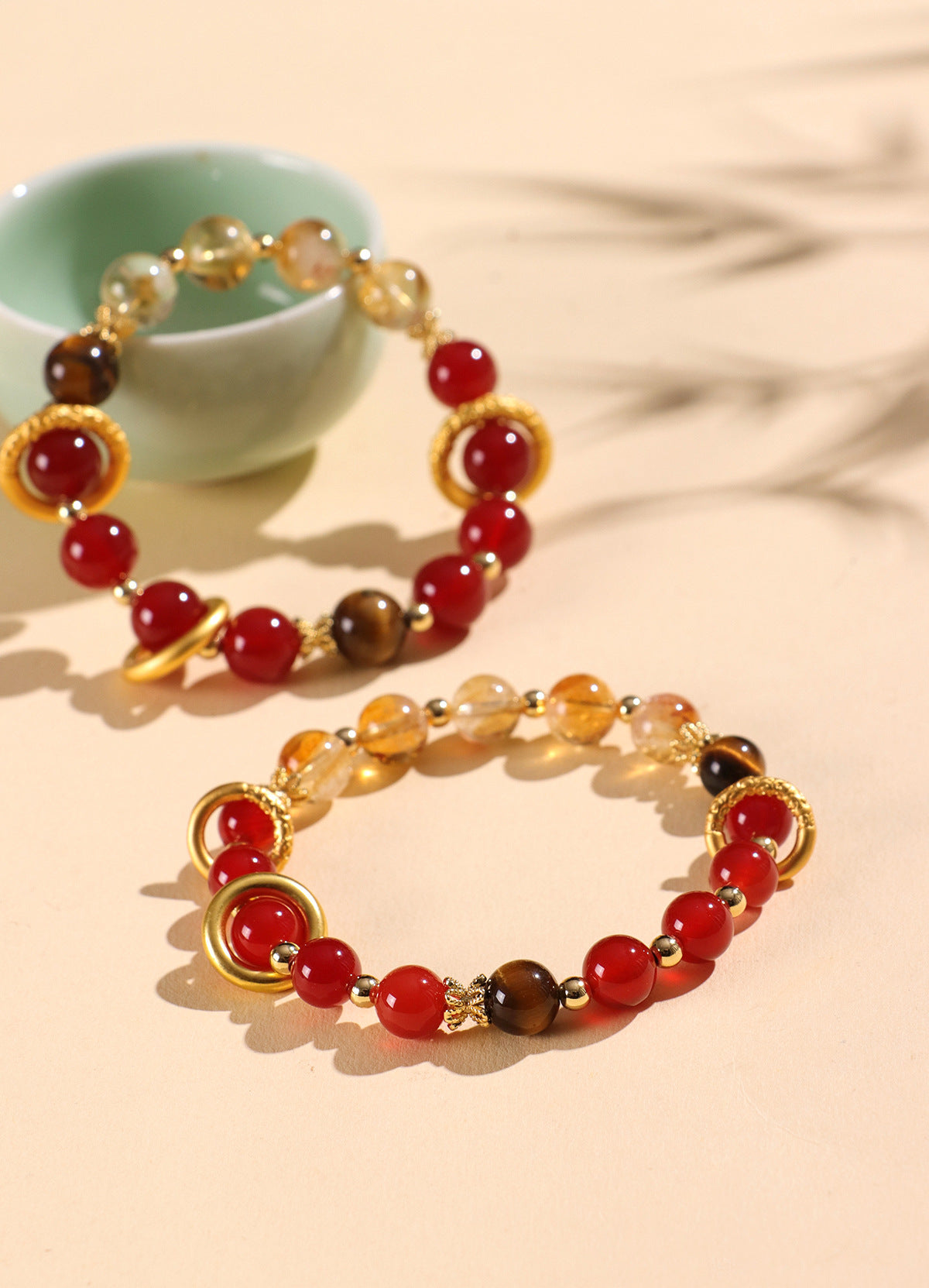 Planderful Fortune's Favor Bracelet – Elegant Natural Agate Design