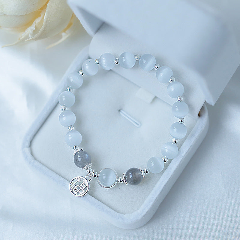Crystal Pendant Bracelet