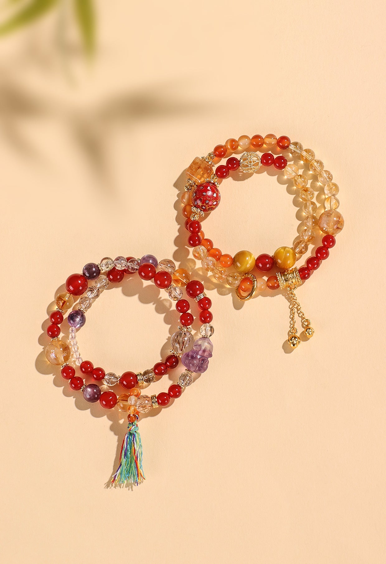 Planderful Fortune's Favor Bracelet – Unique Crystal and Tiger Eye Design