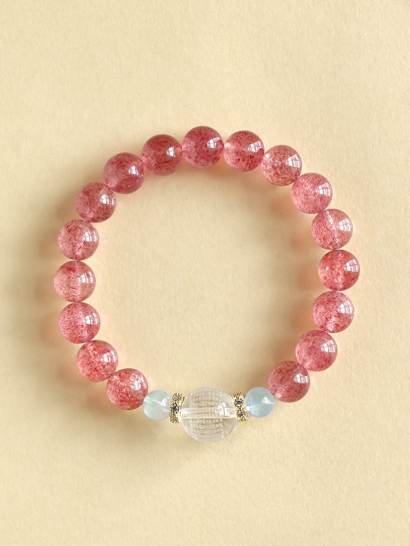 Planderful Fortune's Favor Couple Bracelet – Luxurious Crystal and Blue Tiger Eye Design