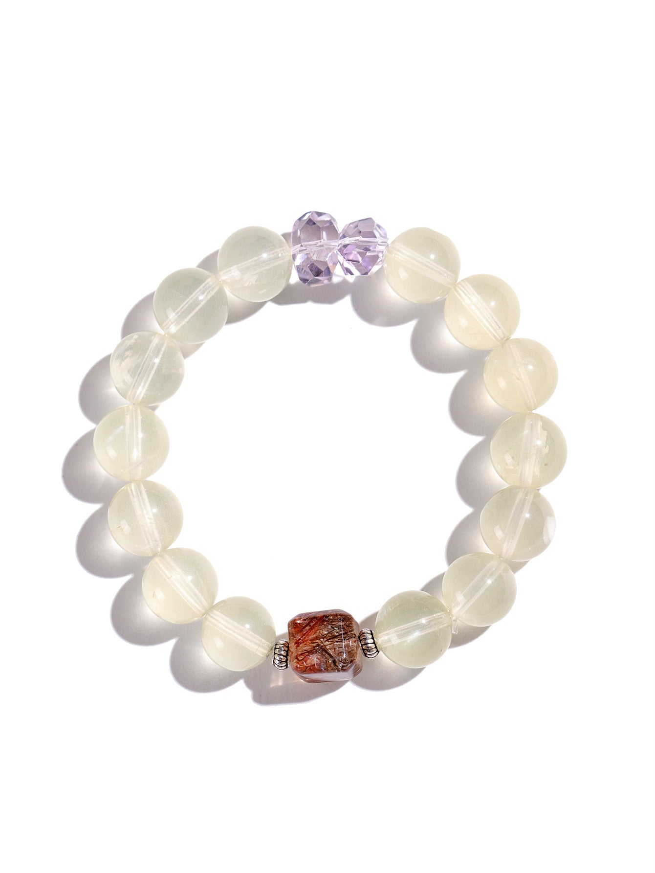 Planderful Fortune's Favor Bracelet – Elegant Black Gold Amethyst Design