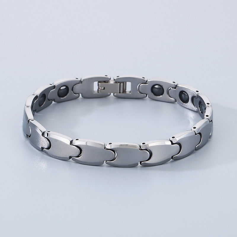 Planderful Everyday Magnetic Tungsten Bracelet For Men