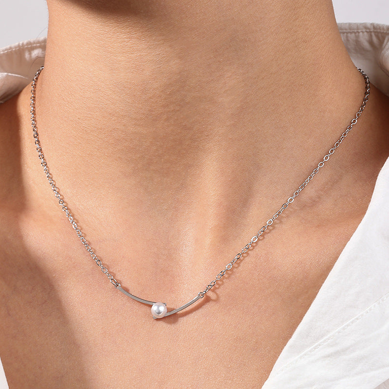 High-End Pearl Necklace with Versatile Design - Vienna Verve Collection