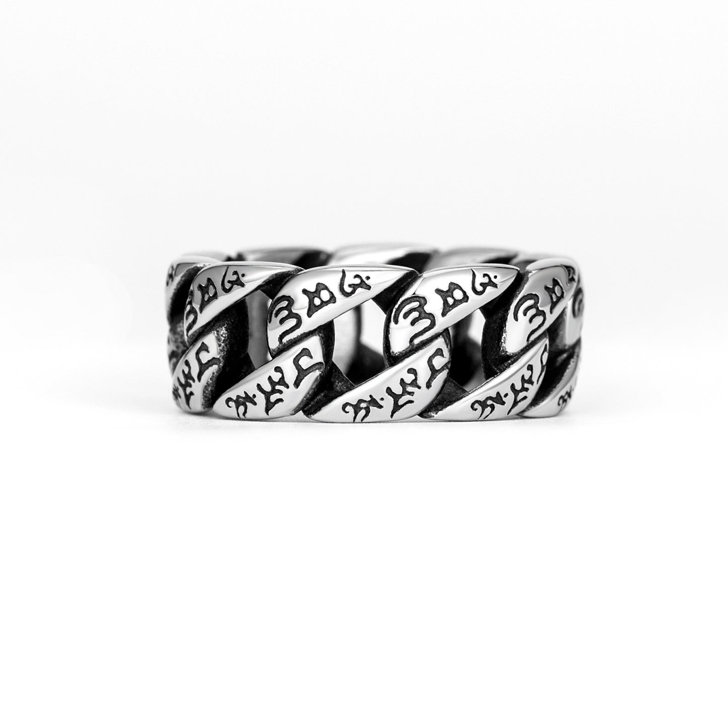 Steel Ring - Statement Punk Style For Men