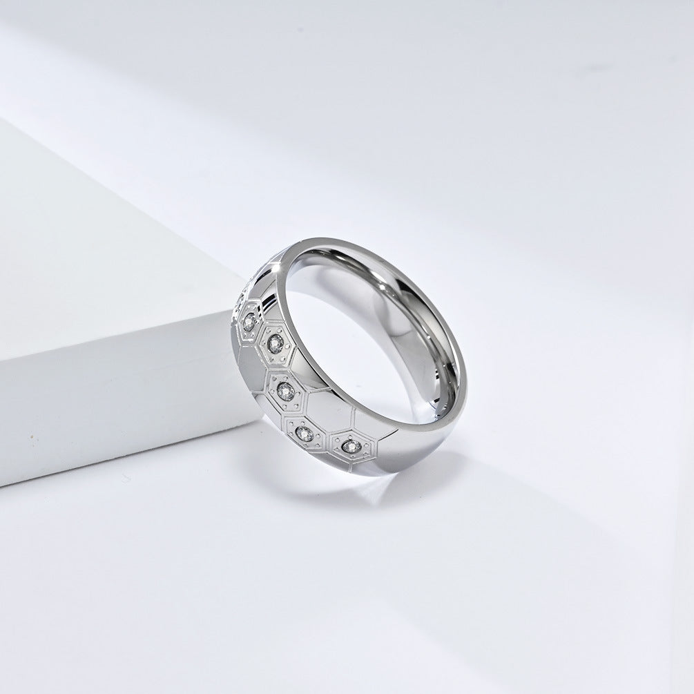 Planderful World Cup Ring Unisex Stainless Steel Gift For Men And Women Fans Worldwide