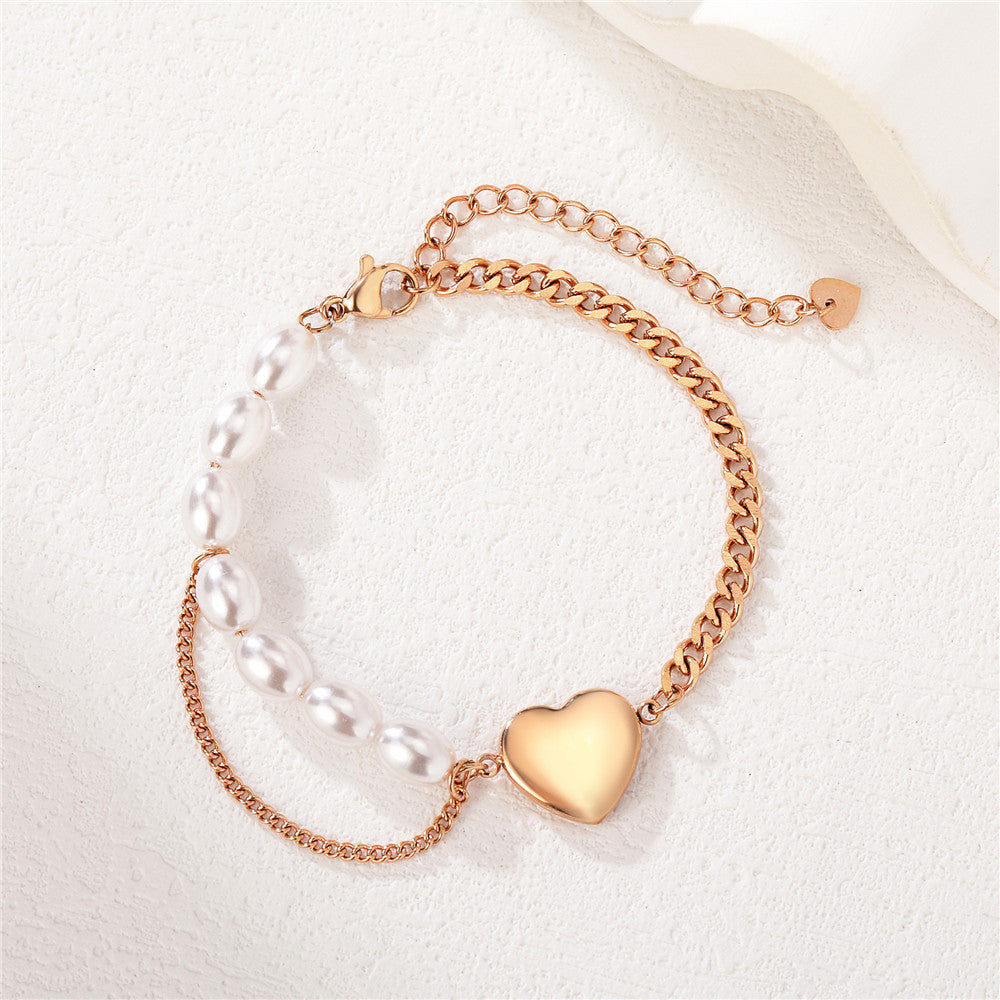 Planderful Pearl Bracelet for Women Everyday Elegant Statement Jewelry With Timeless Chic