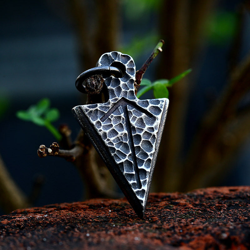 European Retro Arrow Pendant - Wholesale Viking Rune Stainless Steel Accessories for Men