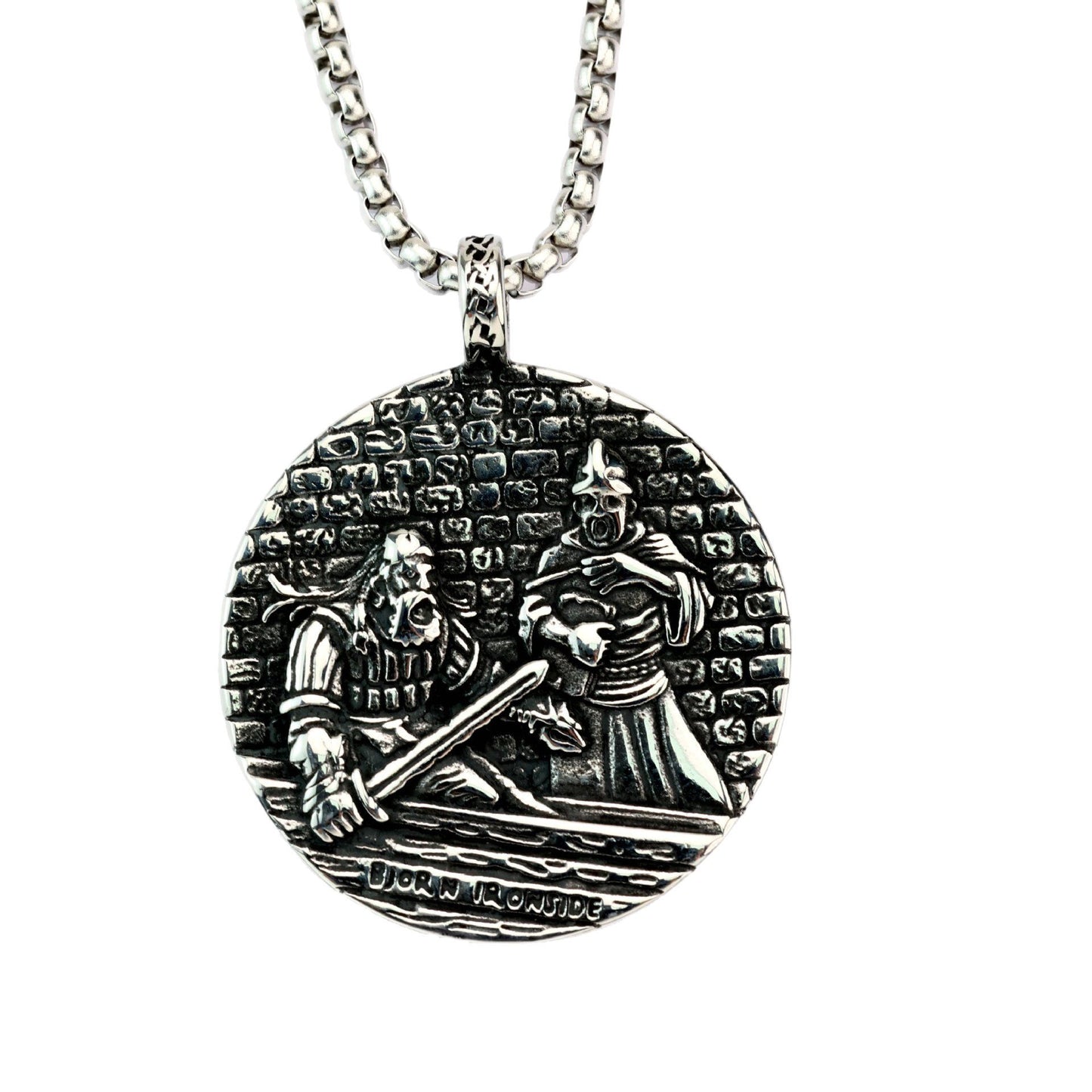 Men's Personalized Nordic Viking Warrior Pendant Retro Gothic