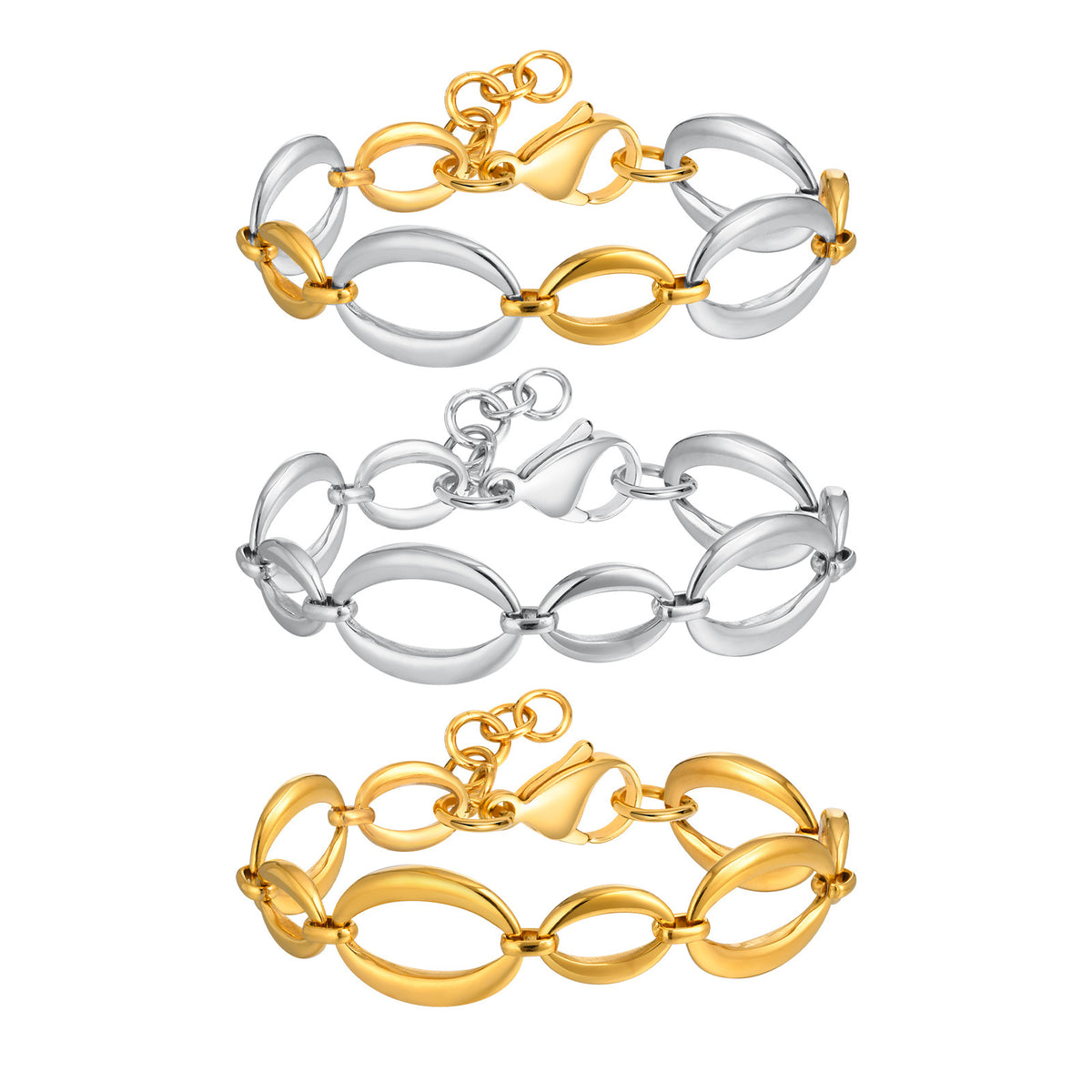 Simple And Stainless Steel Bracelet Unisex