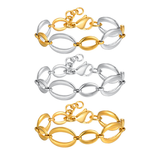 Simple And Stainless Steel Bracelet Unisex