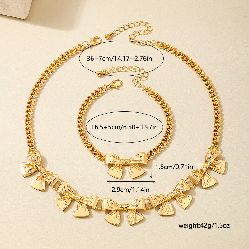 Planderful Vienna Verve Women's Exquisite Bow Jewelry Set