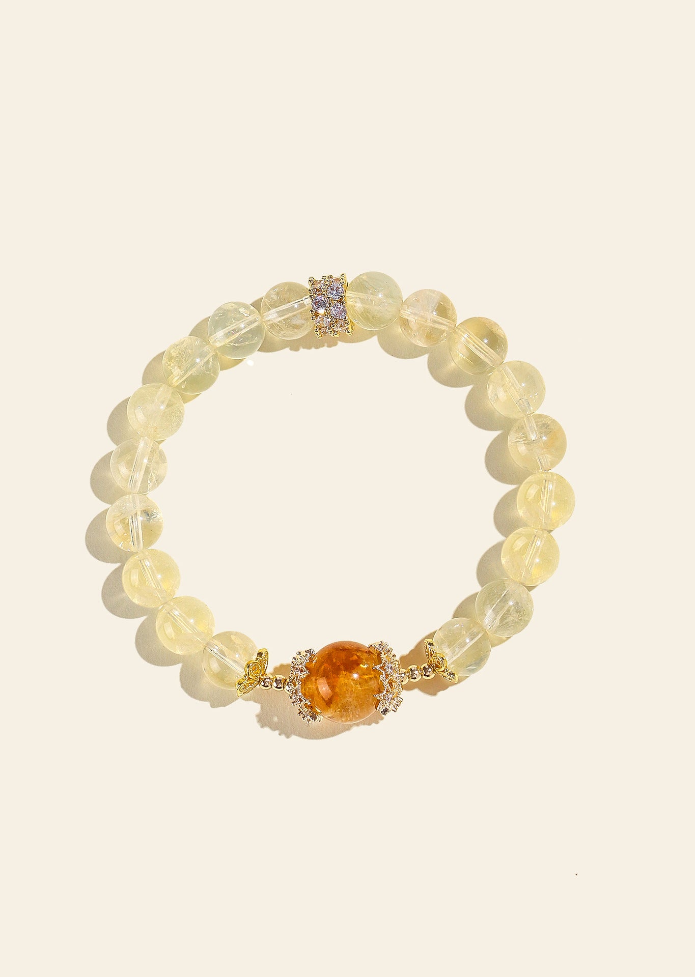 Planderful Fortune's Favor Bracelet – High-End Citrine and Super Seven Design