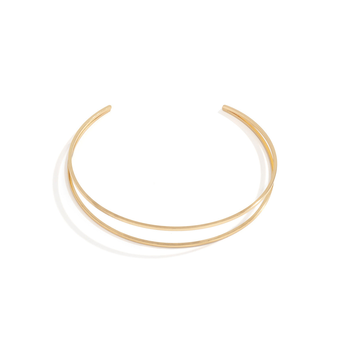 Hollow Double-Layer C-Shaped Arm Bracelet Business Sweet And