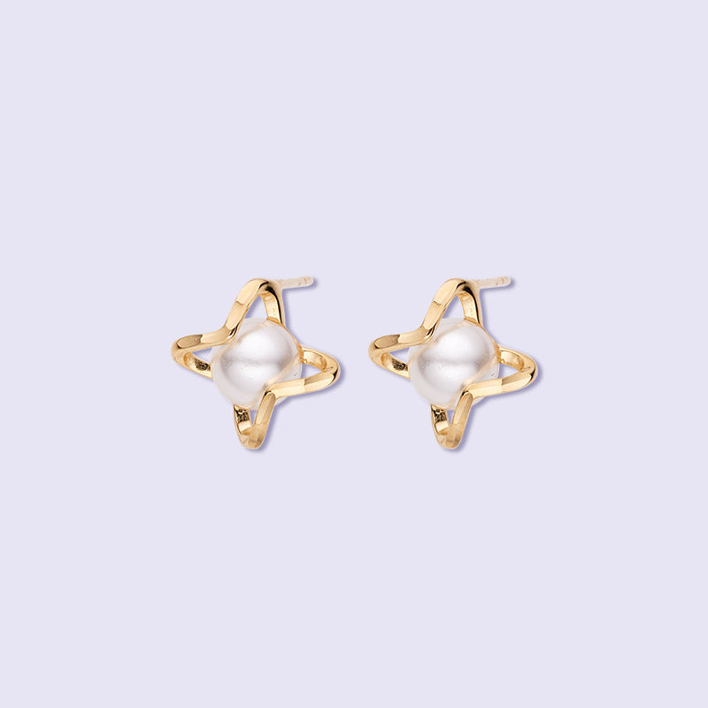 Freshwater Pearl Stud Earrings S925 Sterling Silver Wholesale