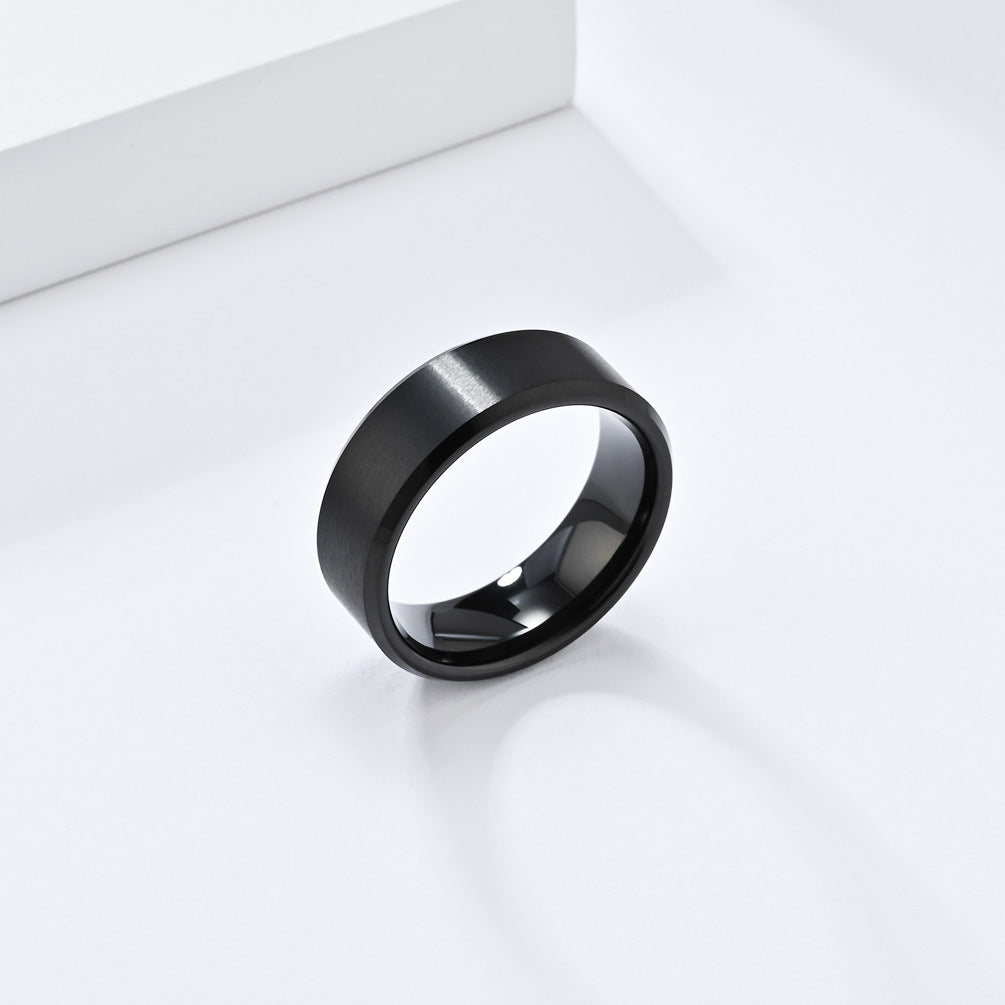 Cross-Border European and American Tungsten Steel Ring Wholesale