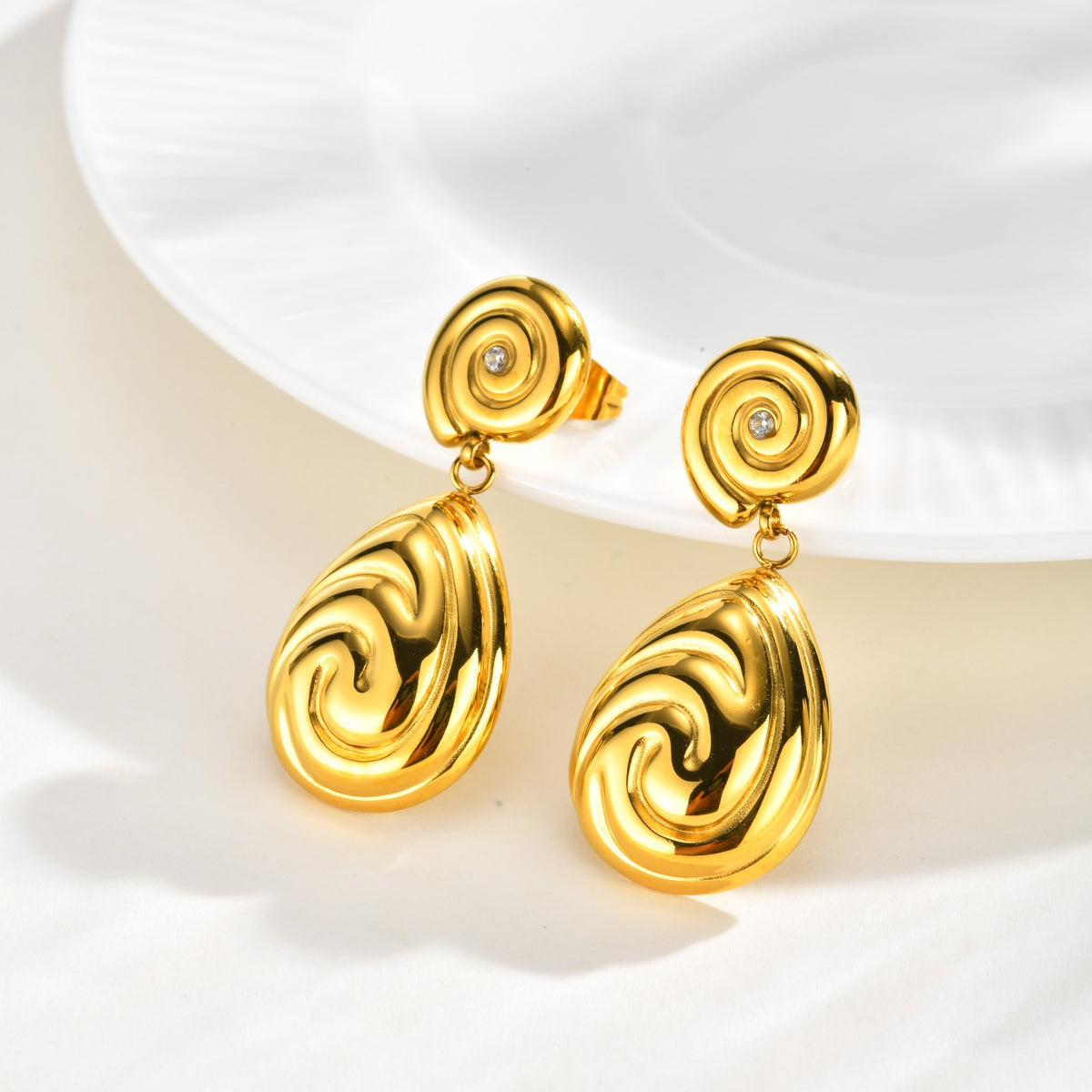 Modern Stainless Steel Earrings