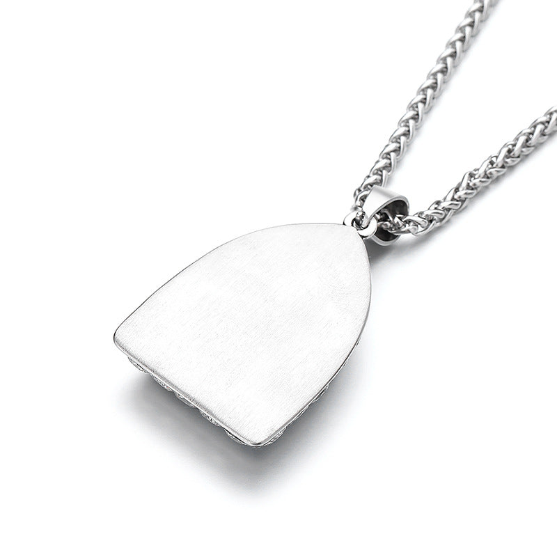 Steel Necklace – Luxury Zodiac Amulet Pendant