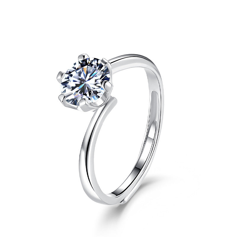 One-Carat D-Color Women's Ring