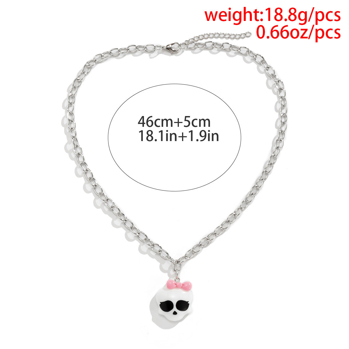Planderful 3D Acrylic Alien Necklace For Halloween Fans Bold Statement Pendant Trendy Gift