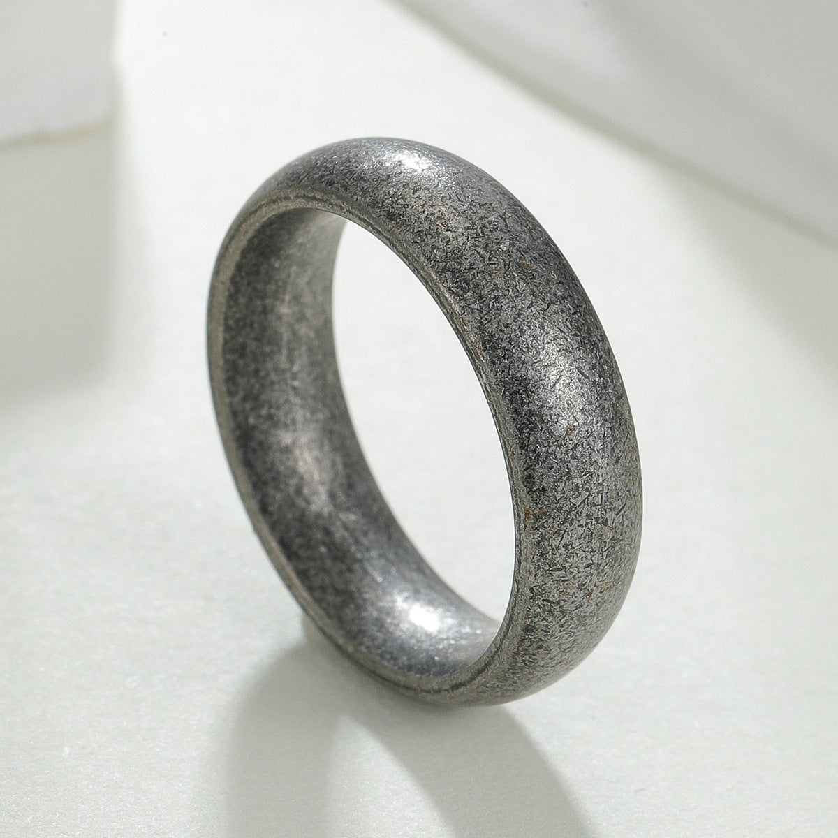 Planderful Stainless Steel Mens Ring 6mm Wide European American Style Timeless Unisex Jewelry