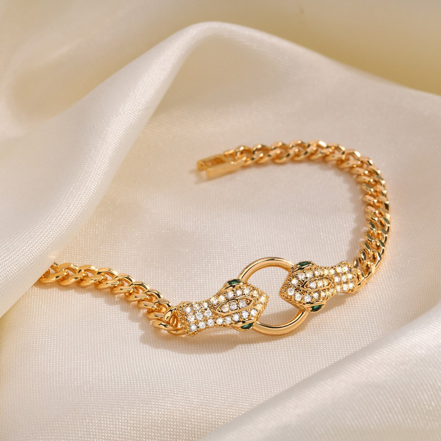 Copper Bracelet Square Heart Four-Leaf Clover Jewelry Wholesale