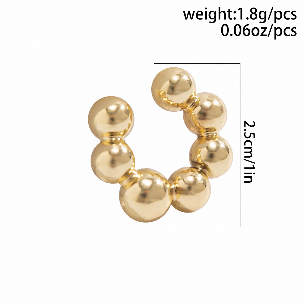 Exquisite Single-Sell Cross-border Color Thread Ear Clip with Chic Design